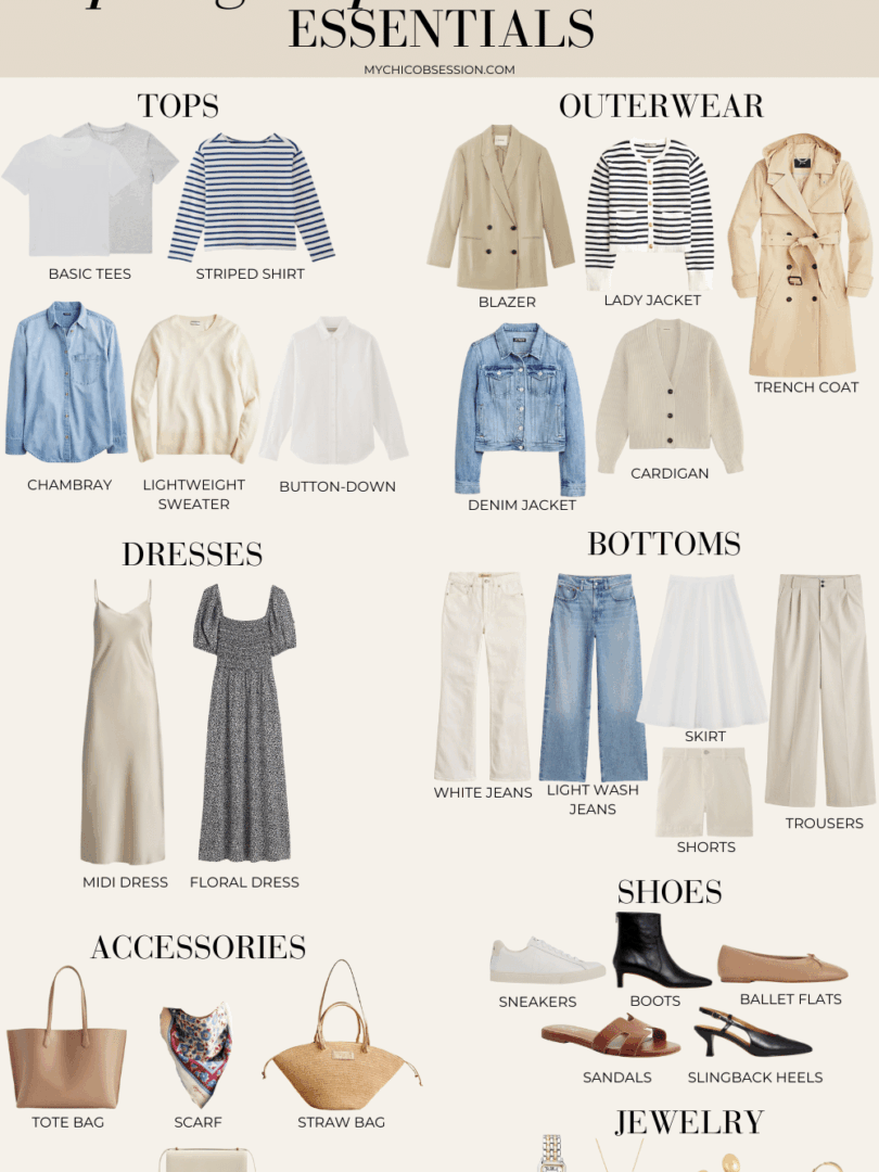 2025 Spring Capsule Wardrobe Must-Haves for Your Best Style - MY 