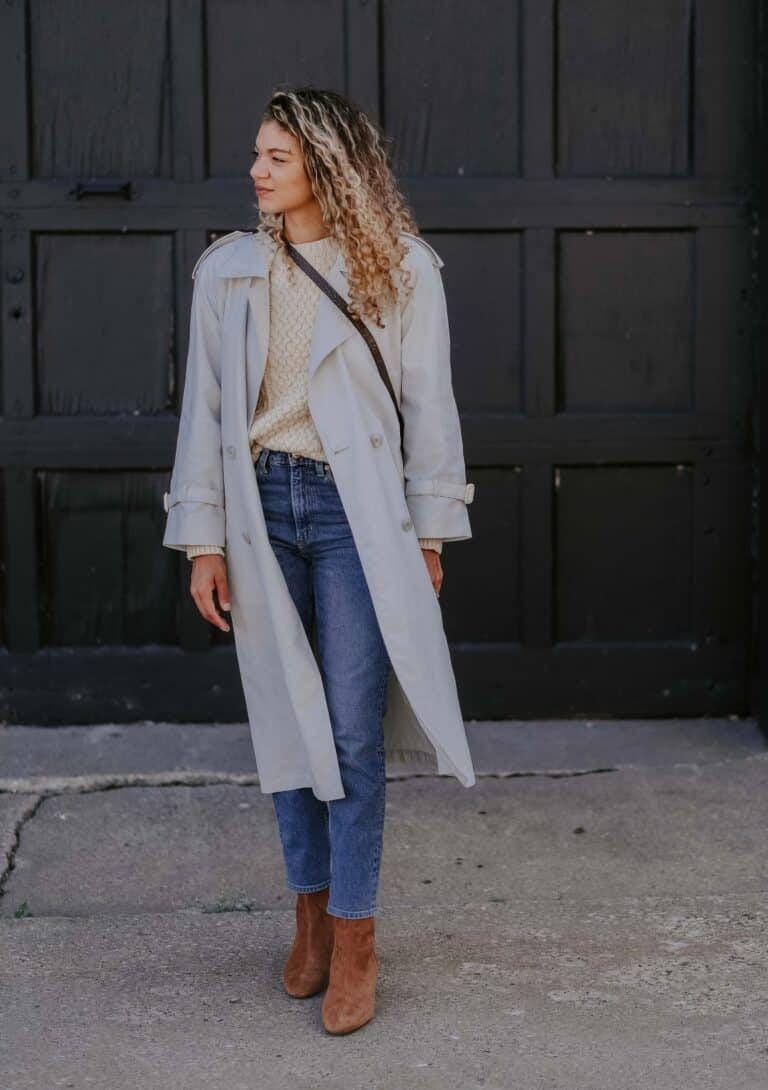 trench coat classic outfit