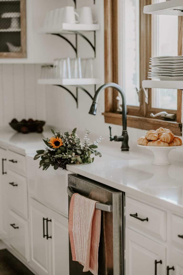 budget friendly french country inspired kitchen reveal