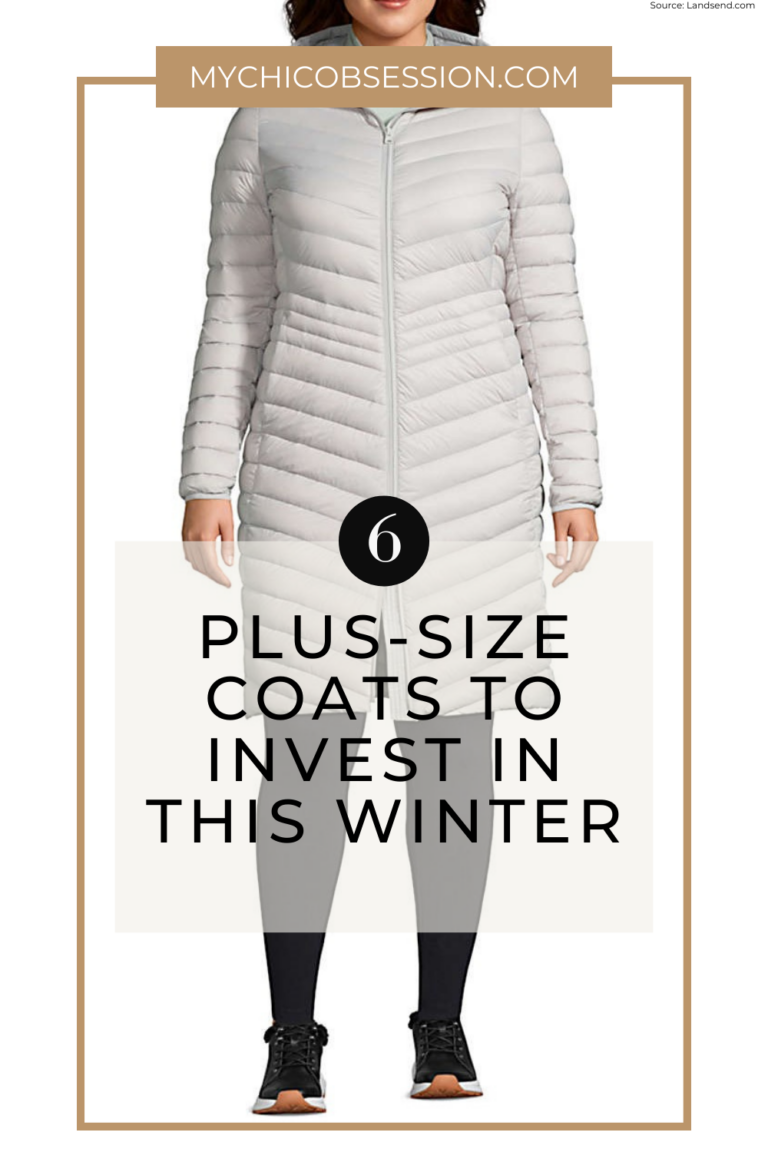 6 of the Best Winter Coats for Plus Size Women That are Flattering and