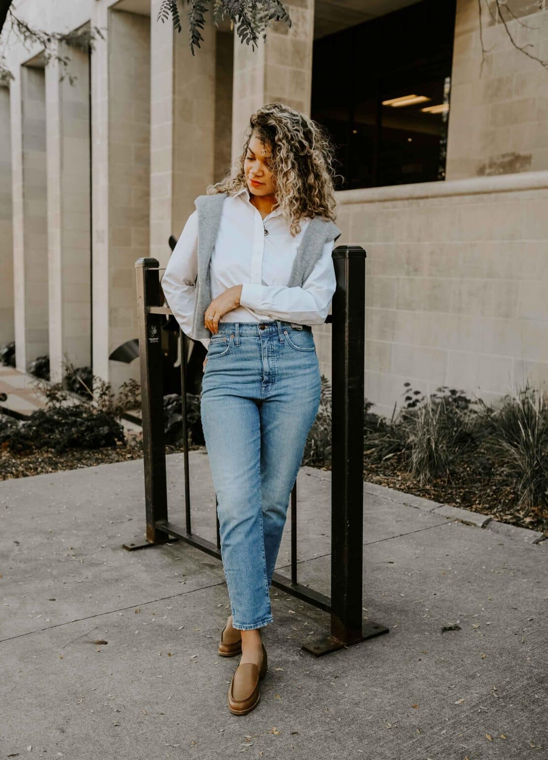 How To Wear a Sweater Over a Dress Shirt in a Chic and Classic Way - MY ...