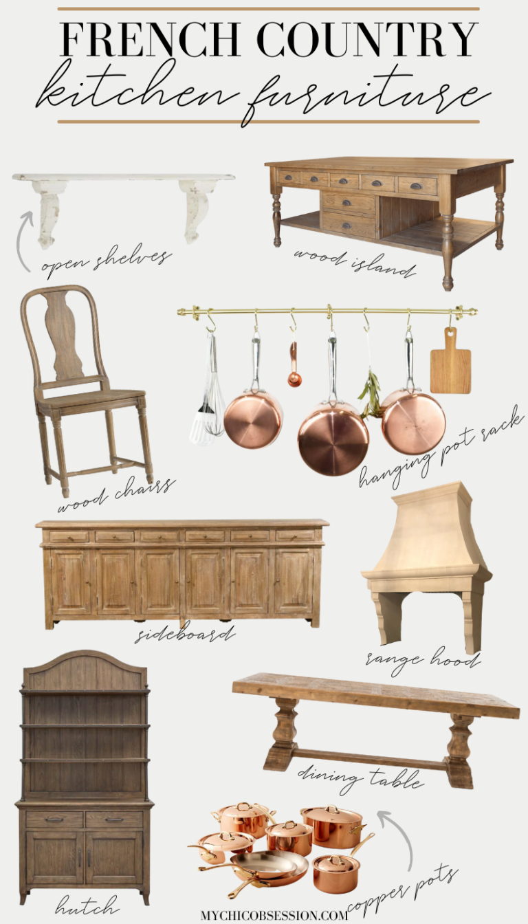 6 French Country Kitchen Furniture Pieces That Will Add Rustic Charm ...