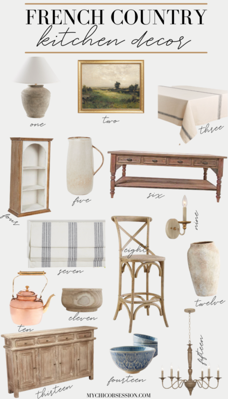 15 French Country Kitchen Decor Pieces That Will Add Rustic Elegance ...