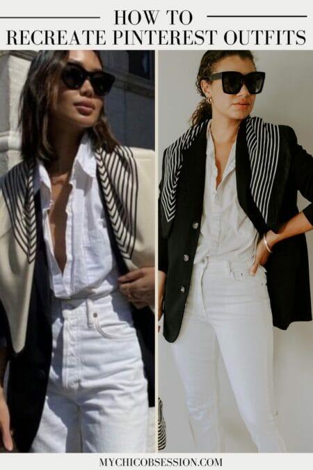 Wardrobe Wednesday: Recreating Pinterest Outfits (Classy Neutral Outfit ...