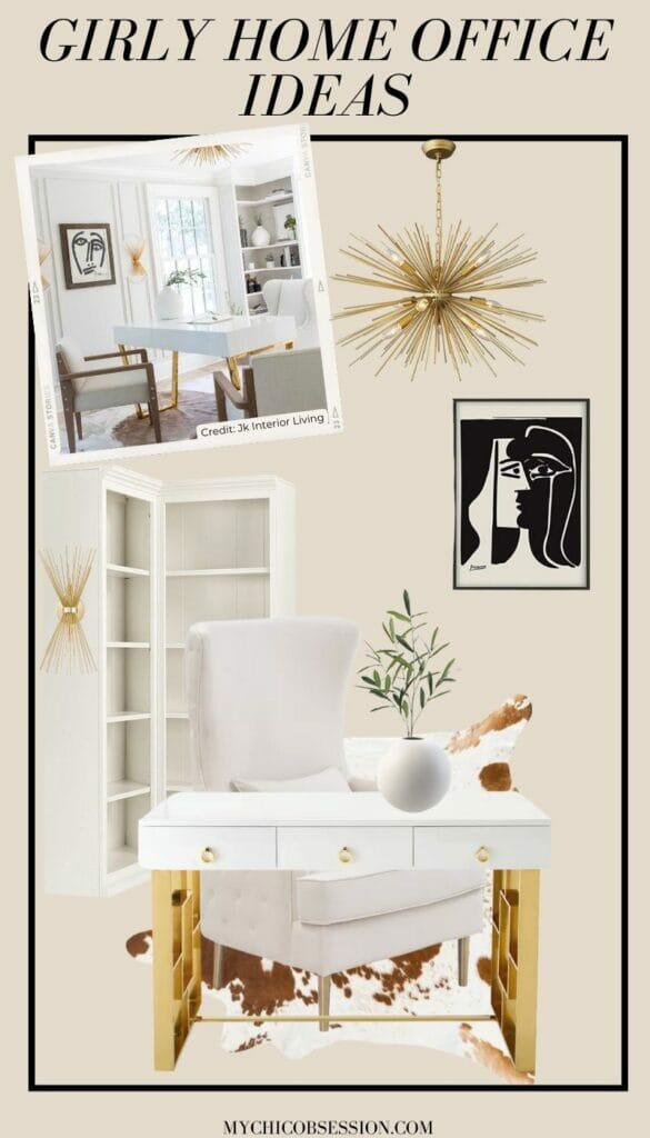 12 Designer-Approved Girly Home Office Ideas and How To Recreate Them ...