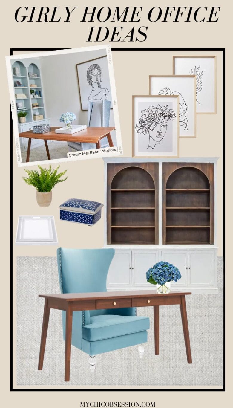 12 Designer-Approved Girly Home Office Ideas and How To Recreate Them ...