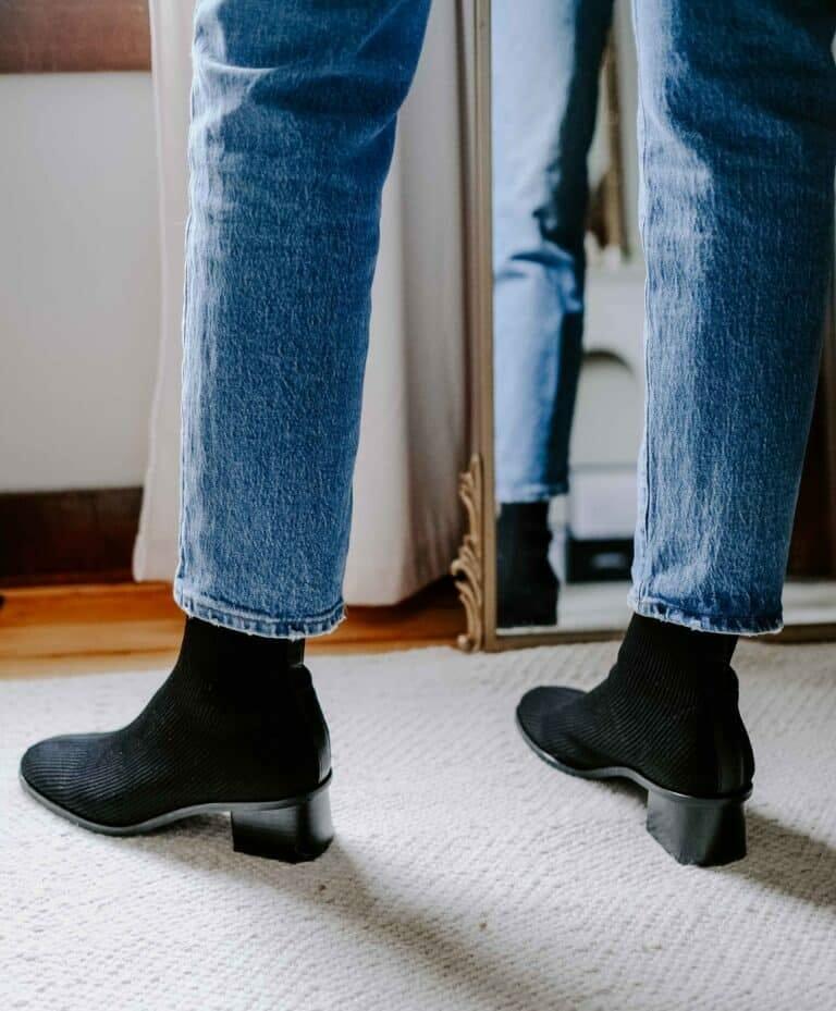 sock boots outfit