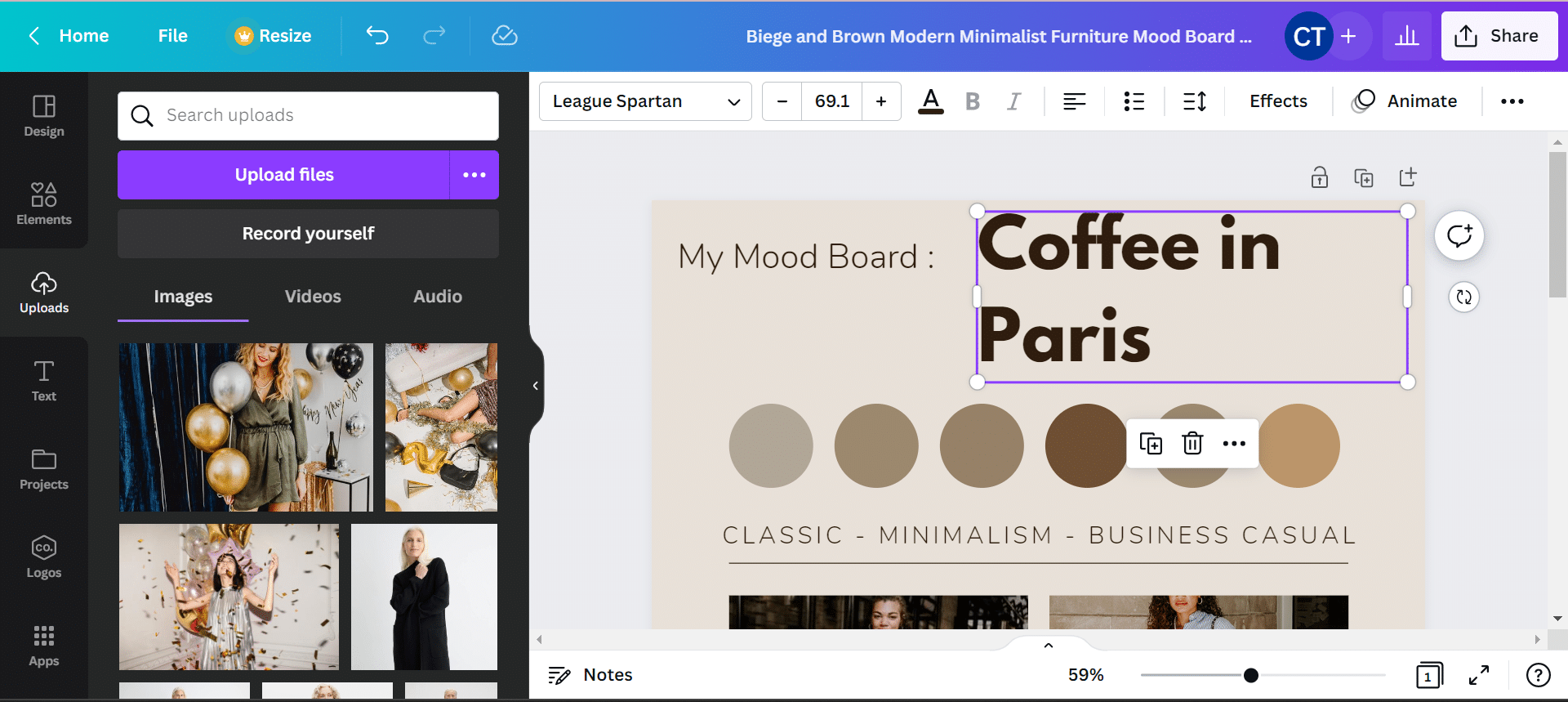 A Step-By-Step Guide on How to Create a Mood Board on Canva To Make ...