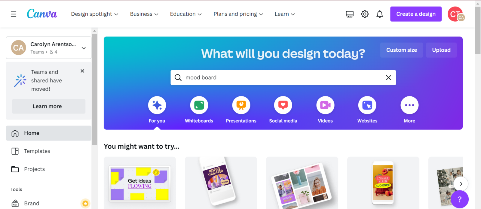 A Step-By-Step Guide on How to Create a Mood Board on Canva To Make ...