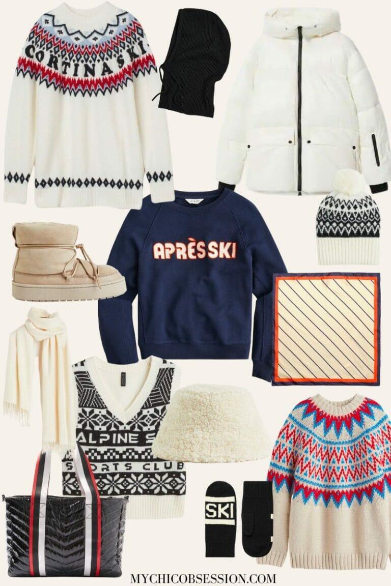 apres ski clothes and accessories