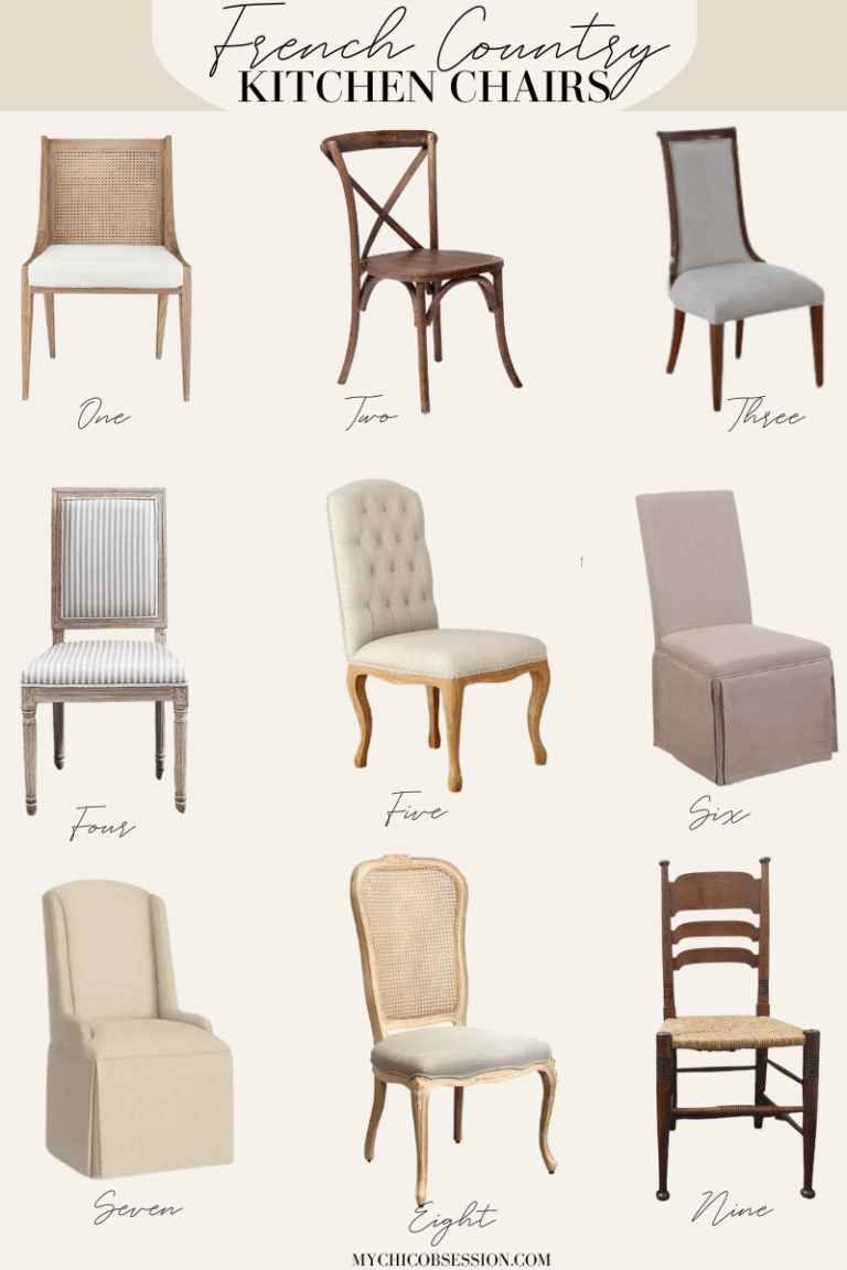 French country kitchen chairs