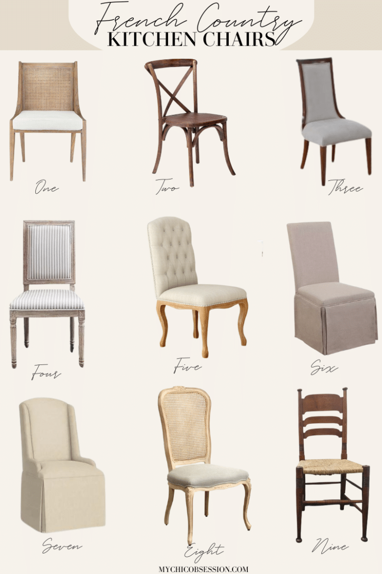 18 French Country Kitchen Chairs That Will Instantly Give Your Space a ...