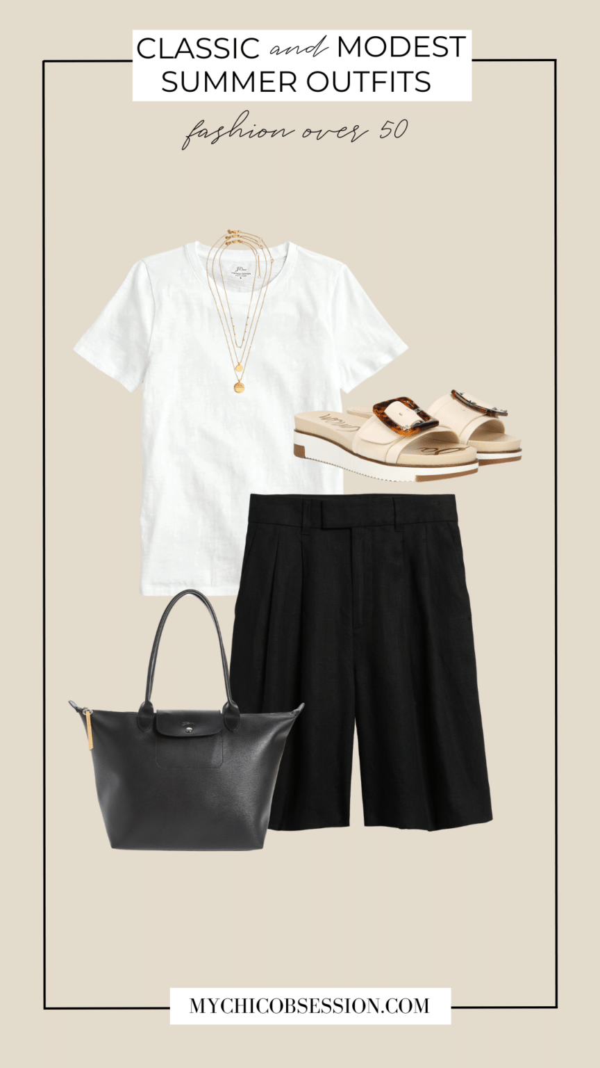 11 Modest and Classic Summer Outfits for Women Over 50 - MY CHIC OBSESSION