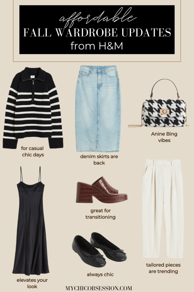 affordable items to update your fall wardrobe h&m