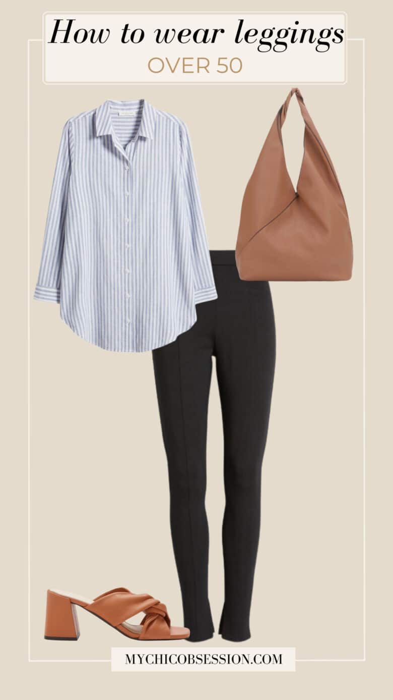 How to Wear Leggings for Women Over 50: Outfit Ideas - MY CHIC OBSESSION