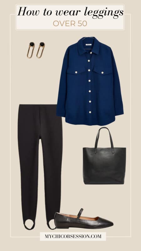 How to Wear Leggings for Women Over 50: Outfit Ideas - MY CHIC OBSESSION