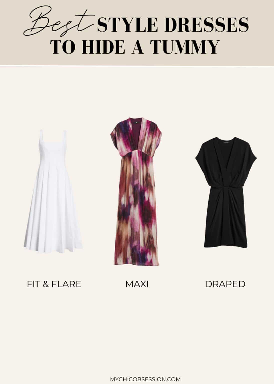 Anita | Elegant Tummy-Hiding Dress