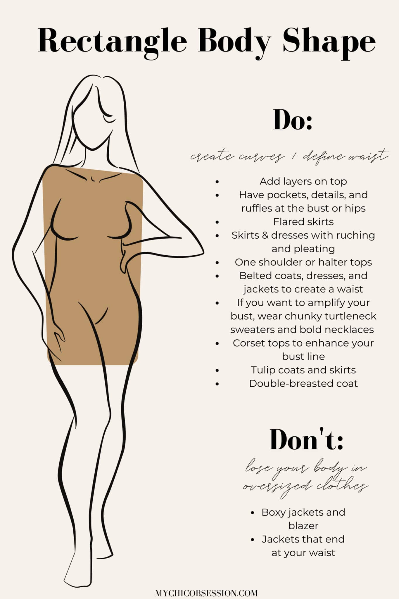 Your Fashion Guide to Styling Rectangle Body Shape Outfits That Flatter ...