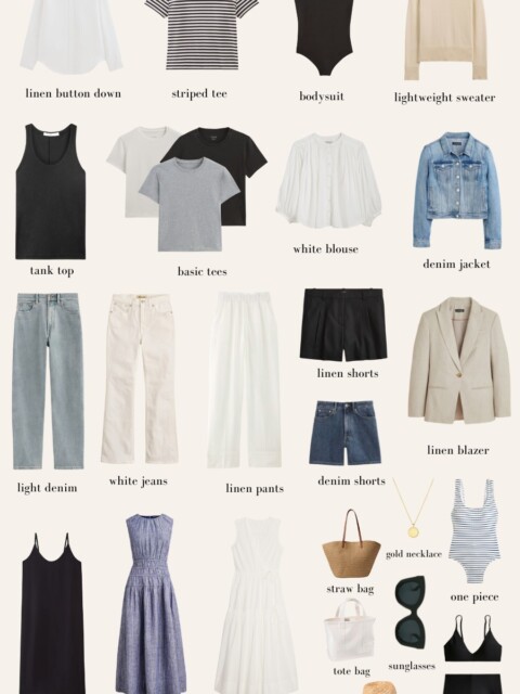 classic summer capsule wardrobe - 2025