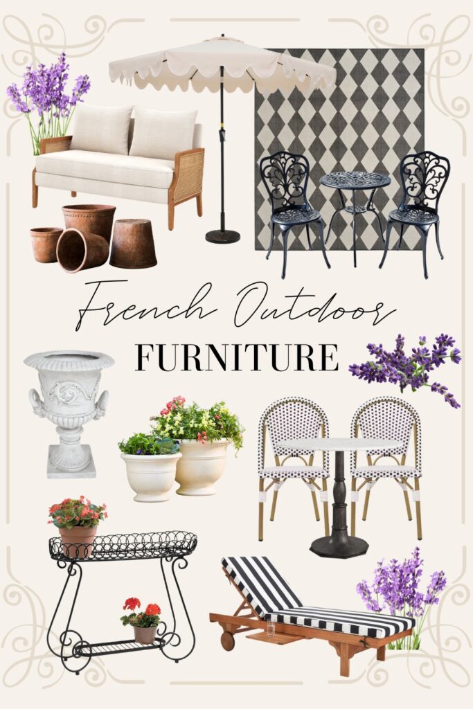 How to Get the French Look in Your Outdoor Space - MY CHIC OBSESSION