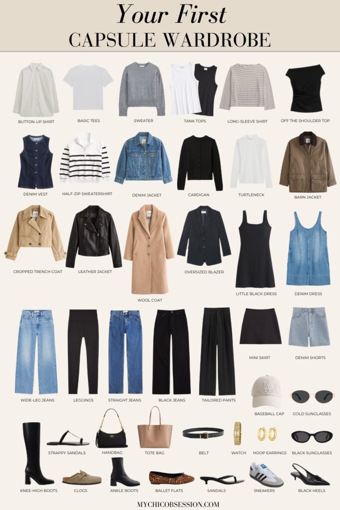 The Essential Girl's Guide to Your First Capsule Wardrobe - MY CHIC ...