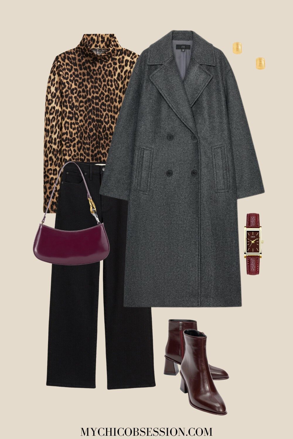 fall to winter transition outfit