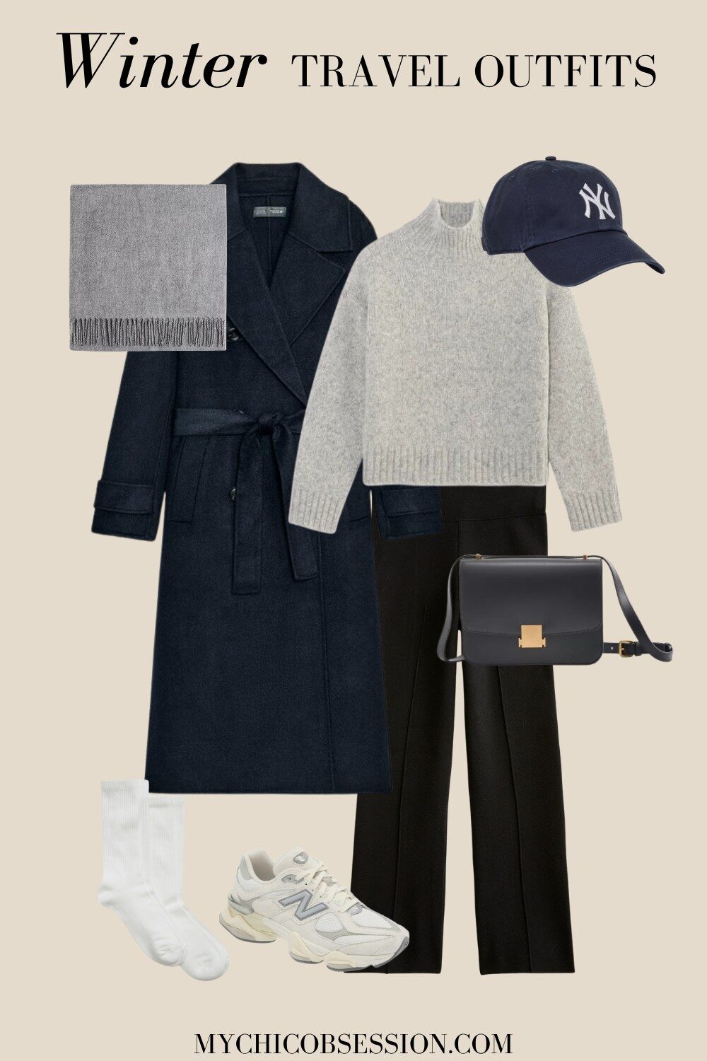 winter travel outfits