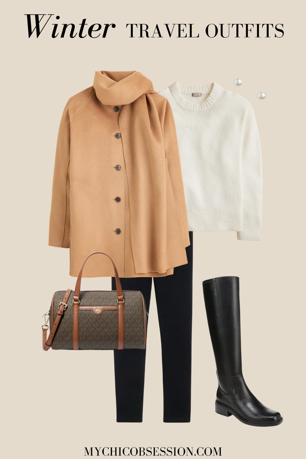 winter travel outfits