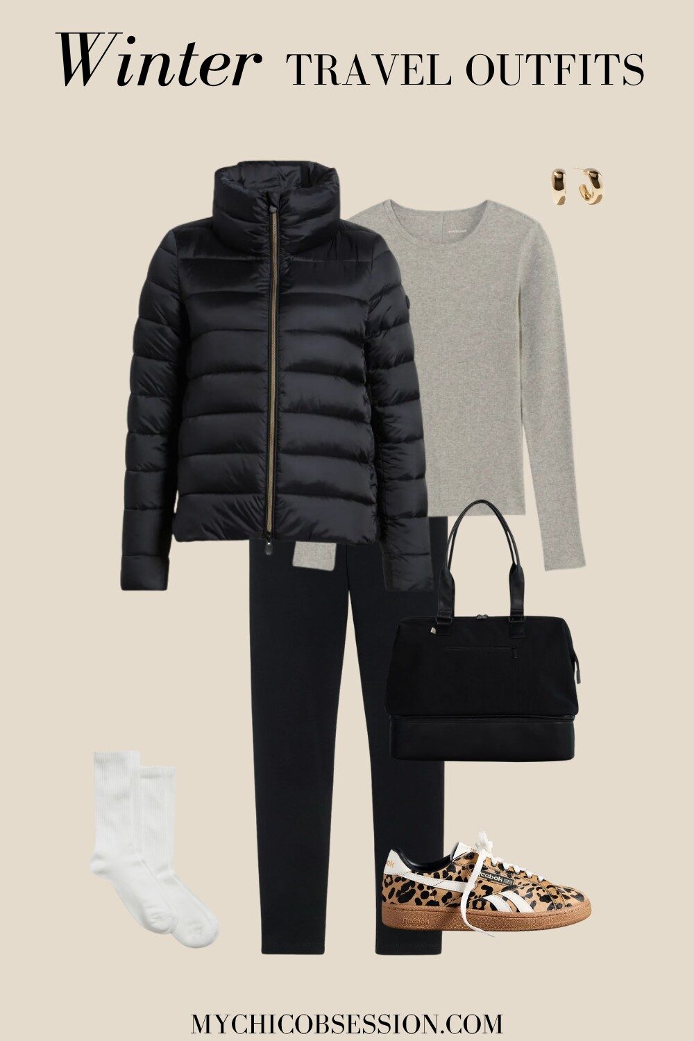 winter travel outfits