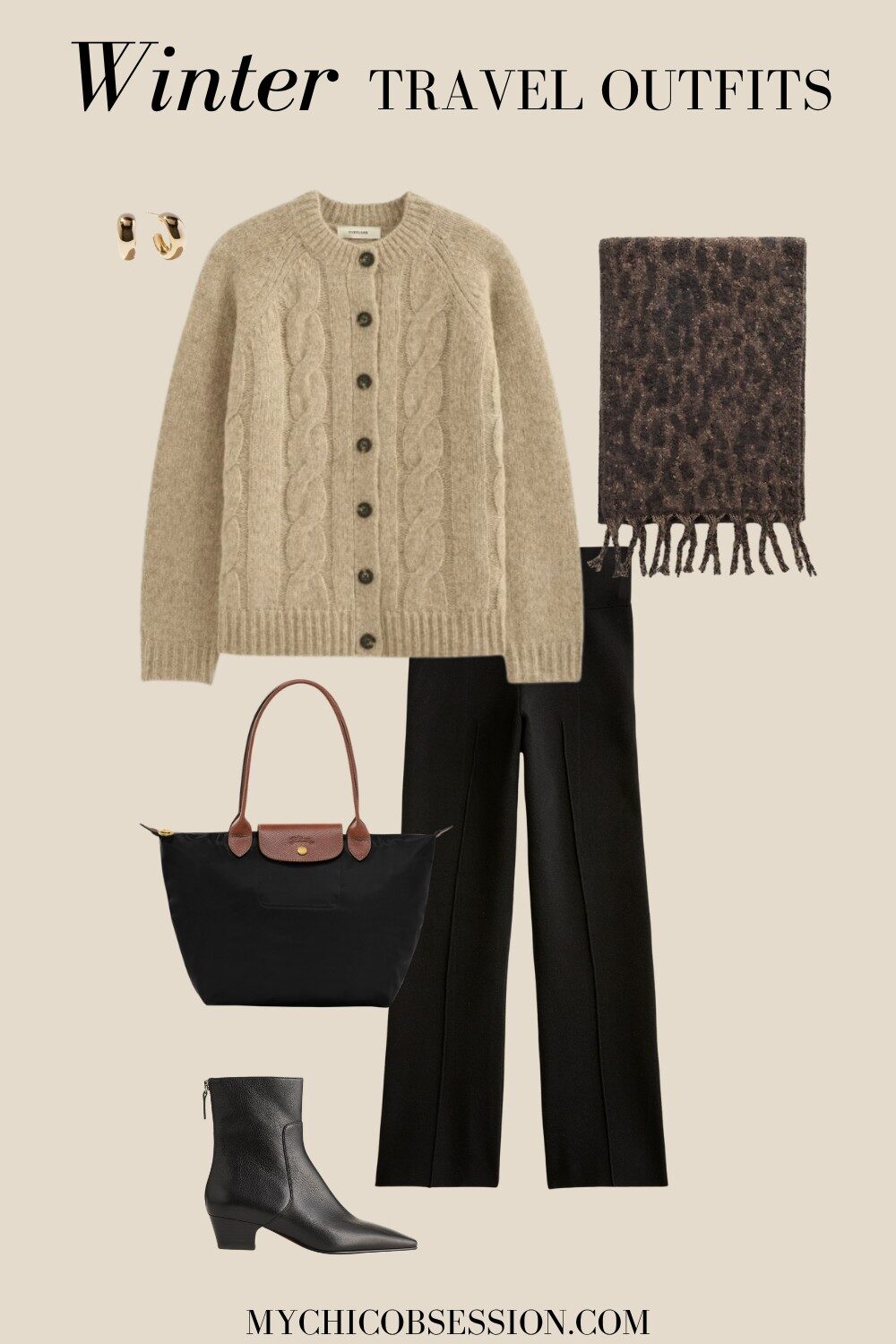 winter travel outfits