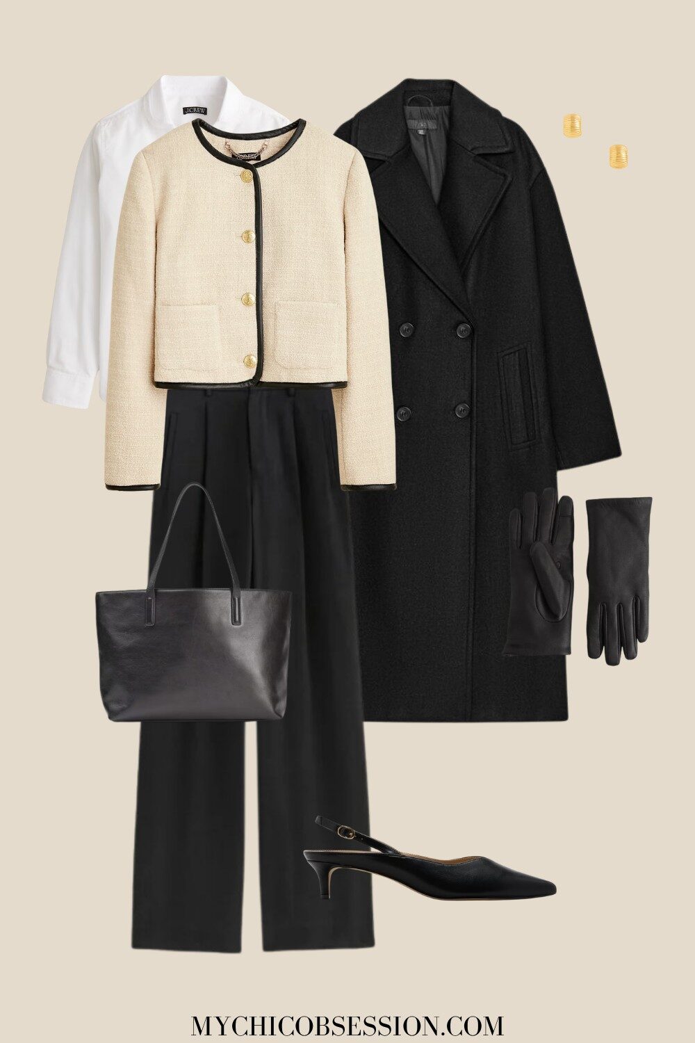 fall to winter transition outfit
