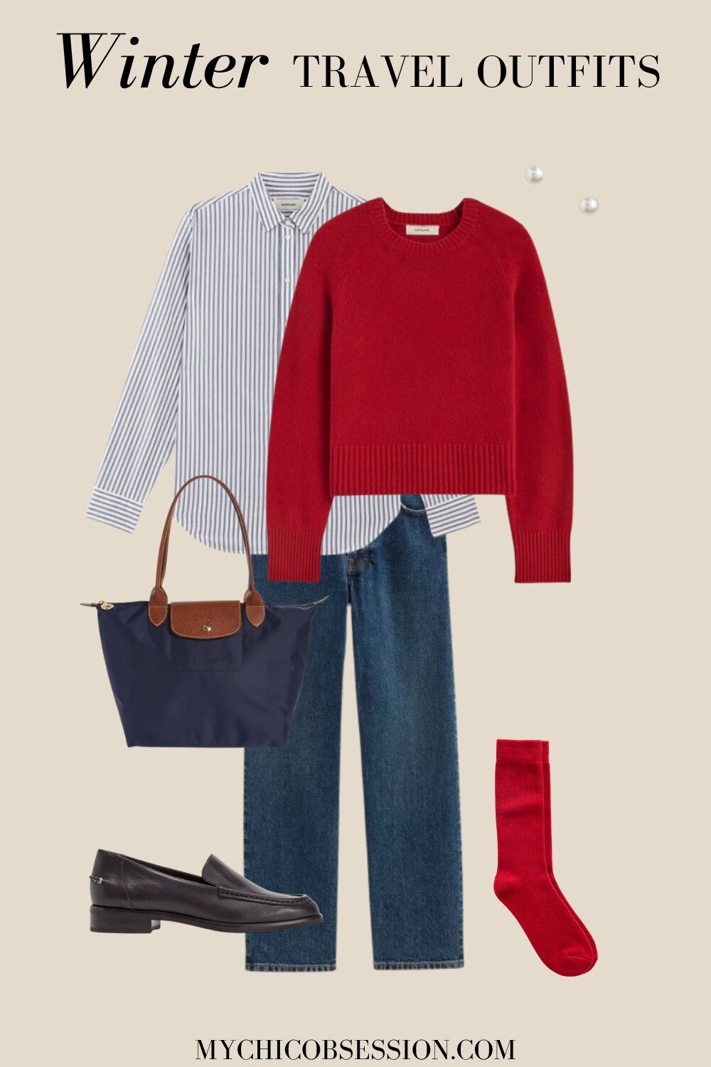 winter travel outfits
