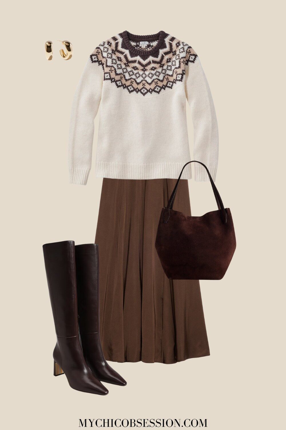 fall to winter transition outfit