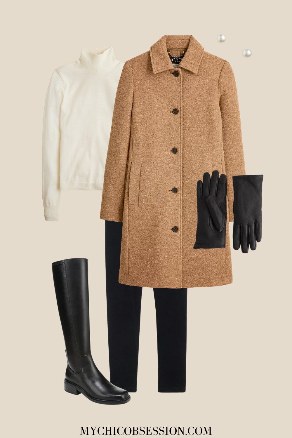 expensive look outfits - leather gloves