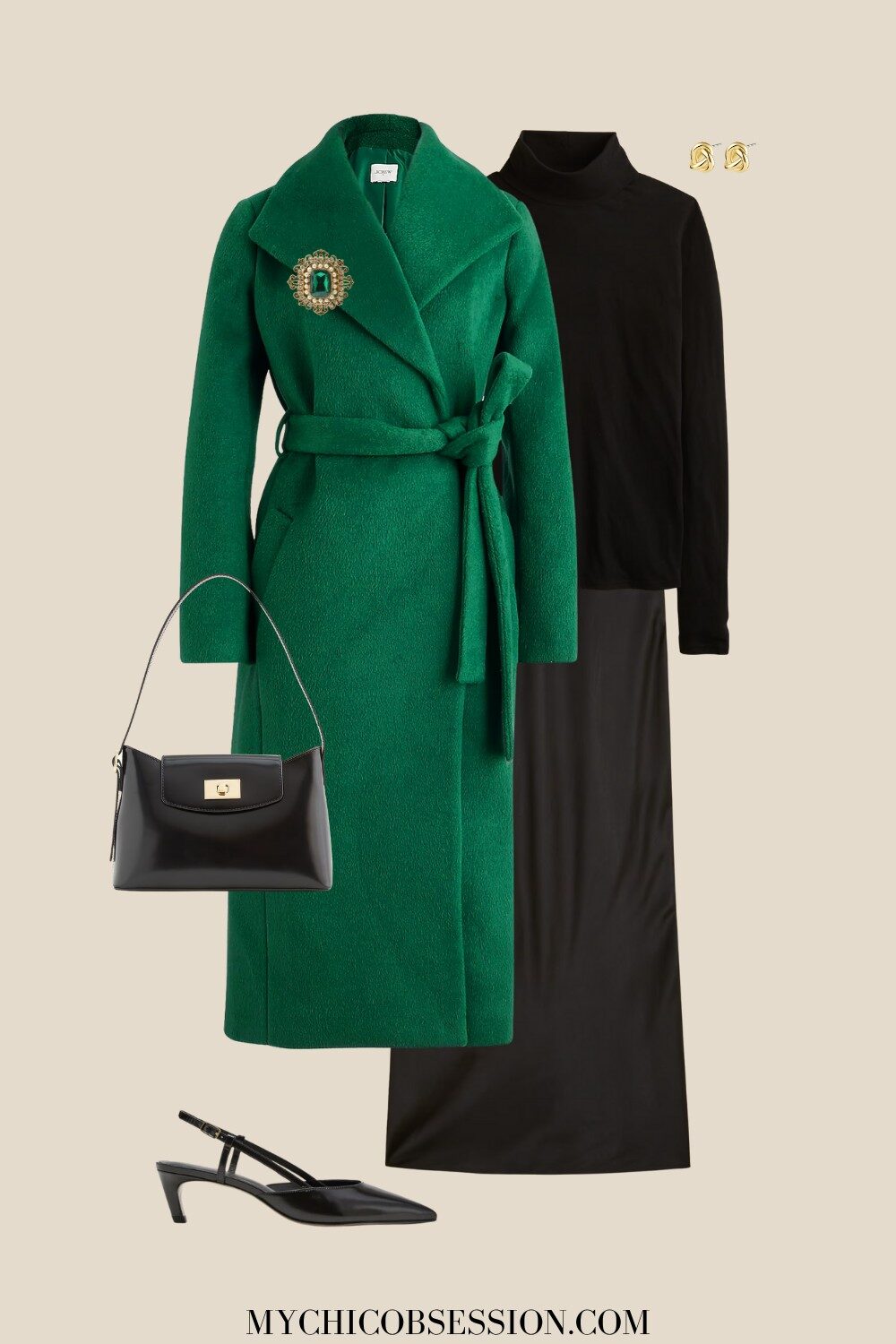 expensive look outfits - brooch