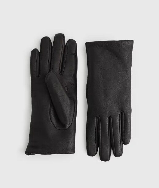 cashmere lined leather gloves