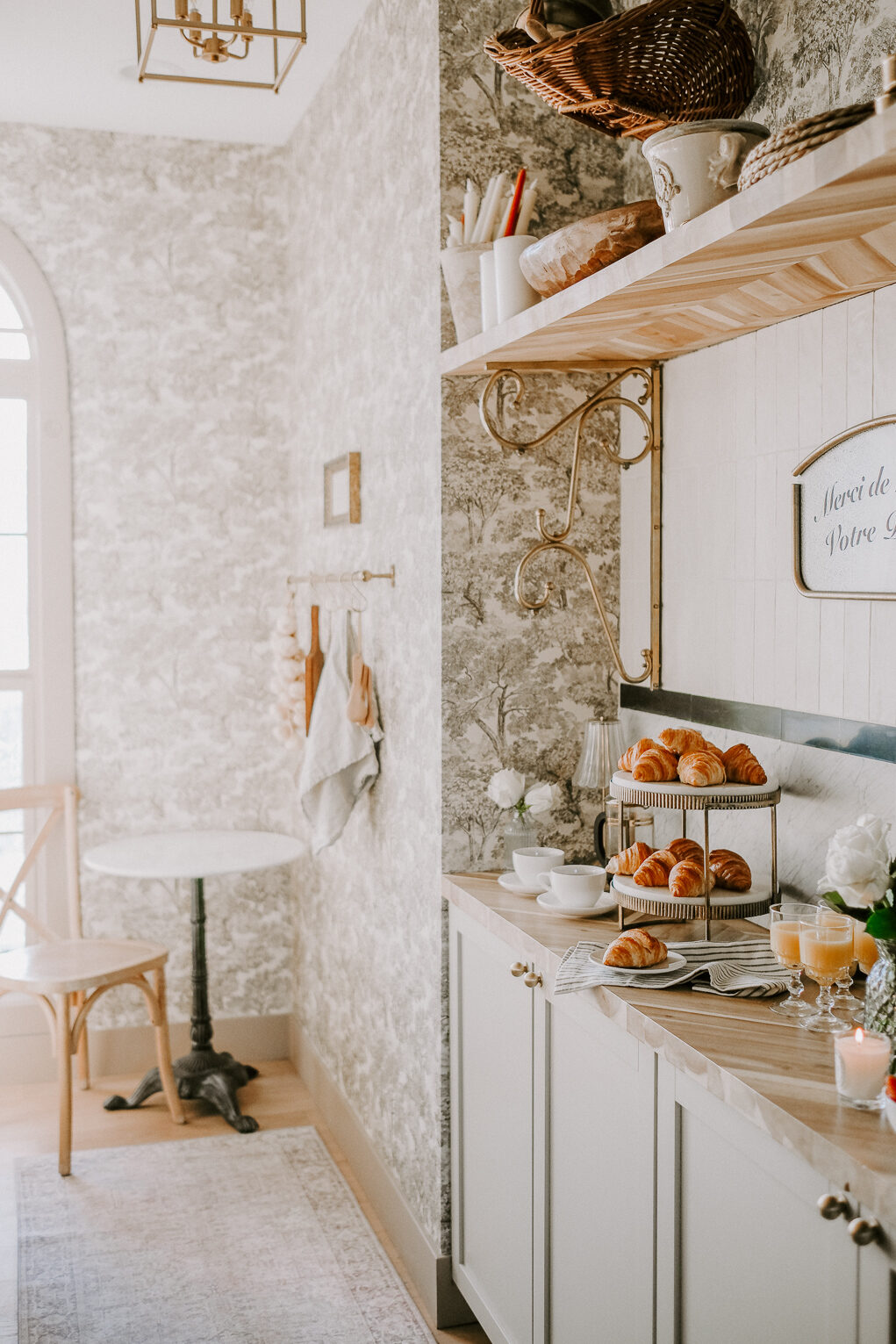 parisian bistro european pantry kitchen inspo