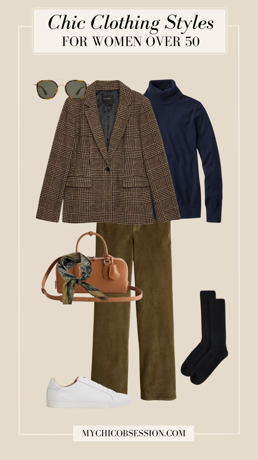 tailored blazer outfit - over 50 clothing styles
