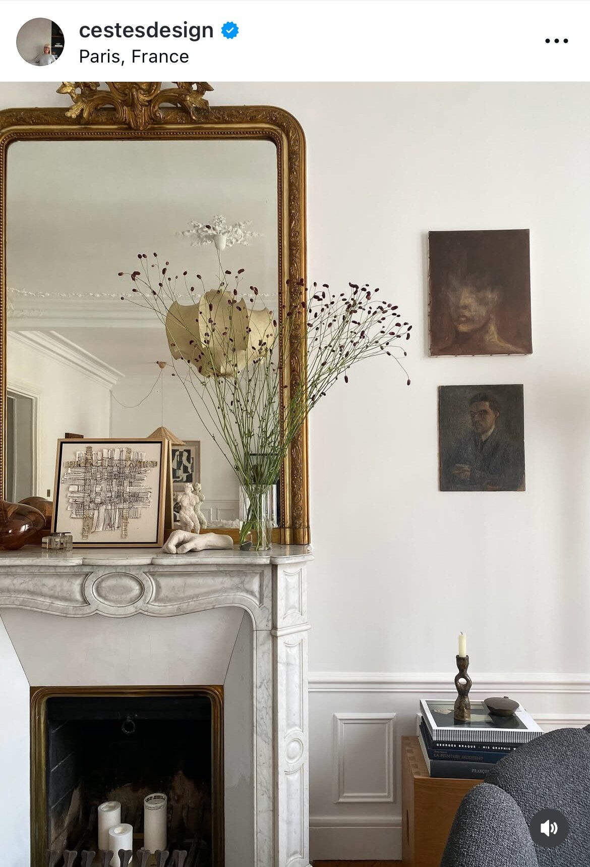 gold mirror - french furniture
