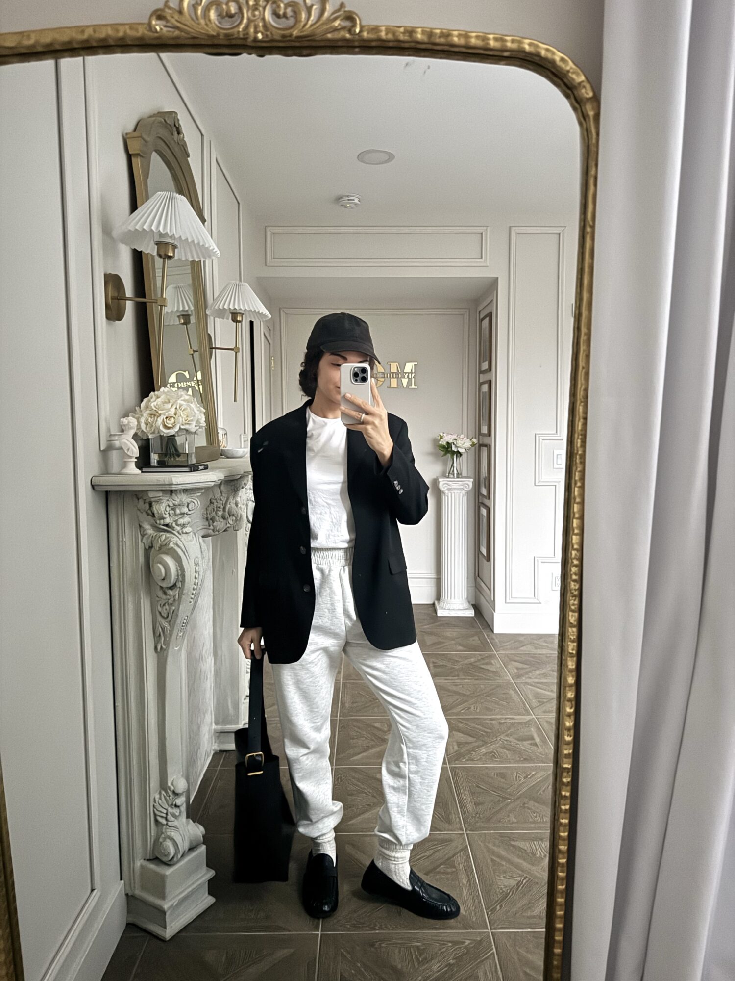 joggers blazer outfit