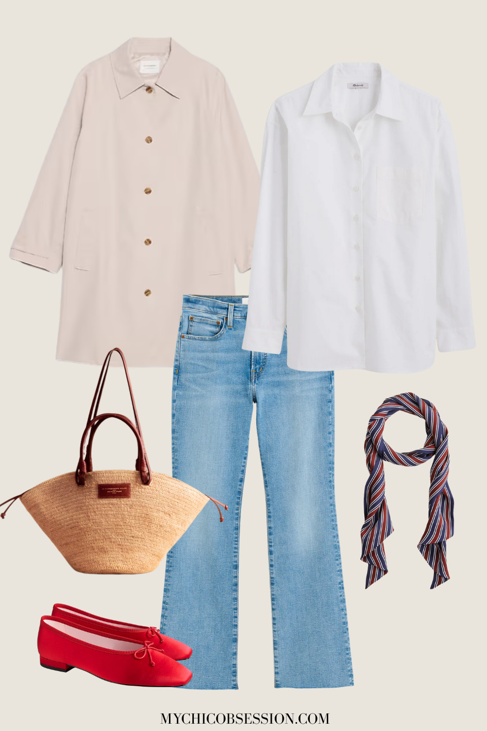 french spring outfit