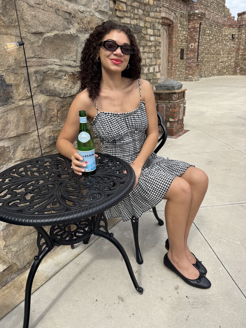 gingham dress