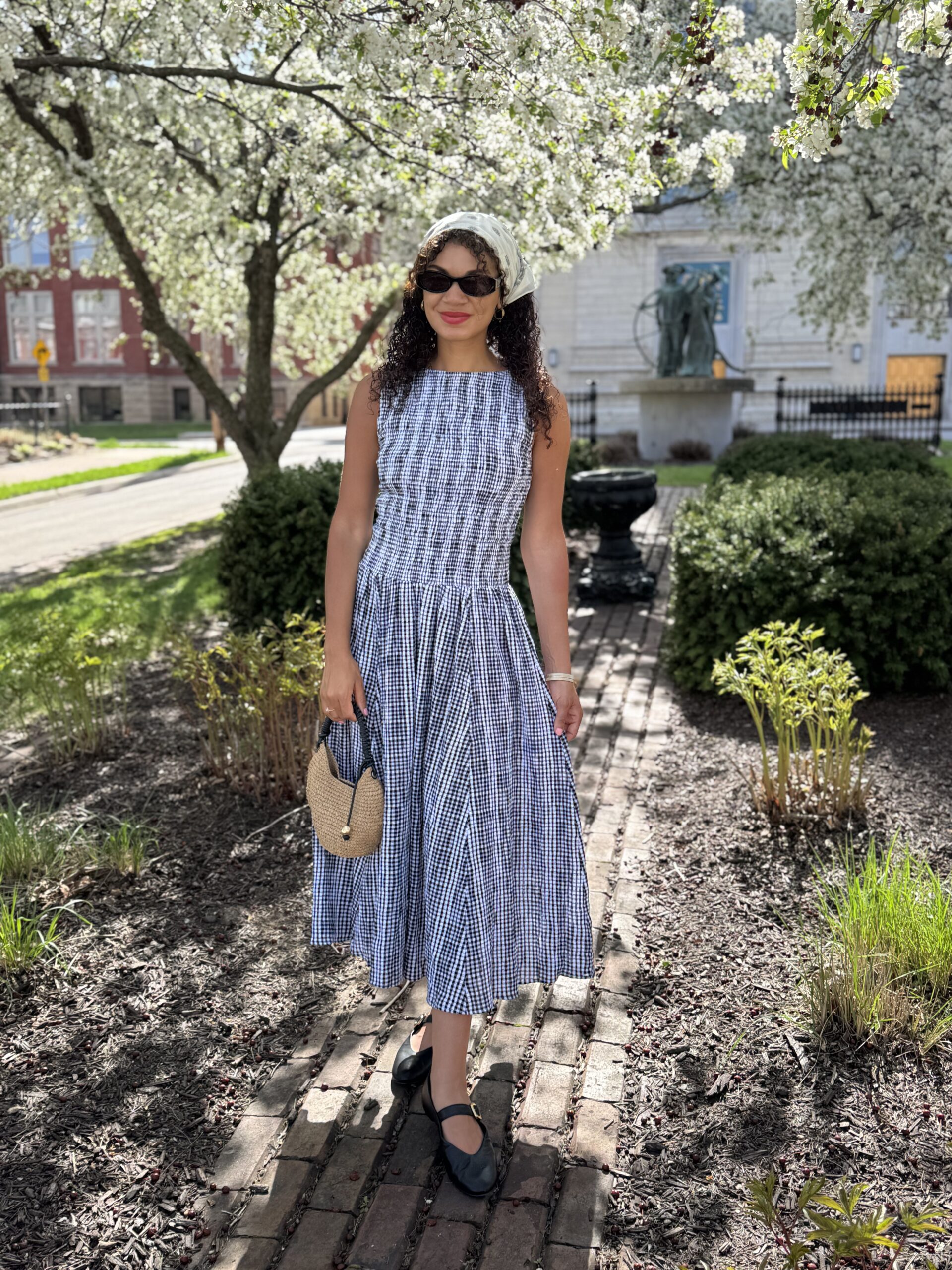 gingham dress