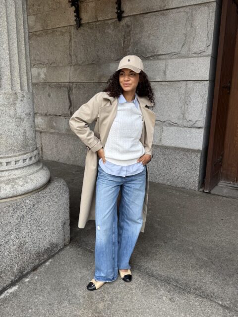 jeans and flats outfit