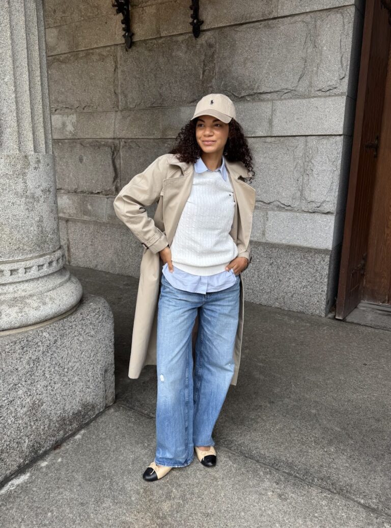 jeans and flats outfit