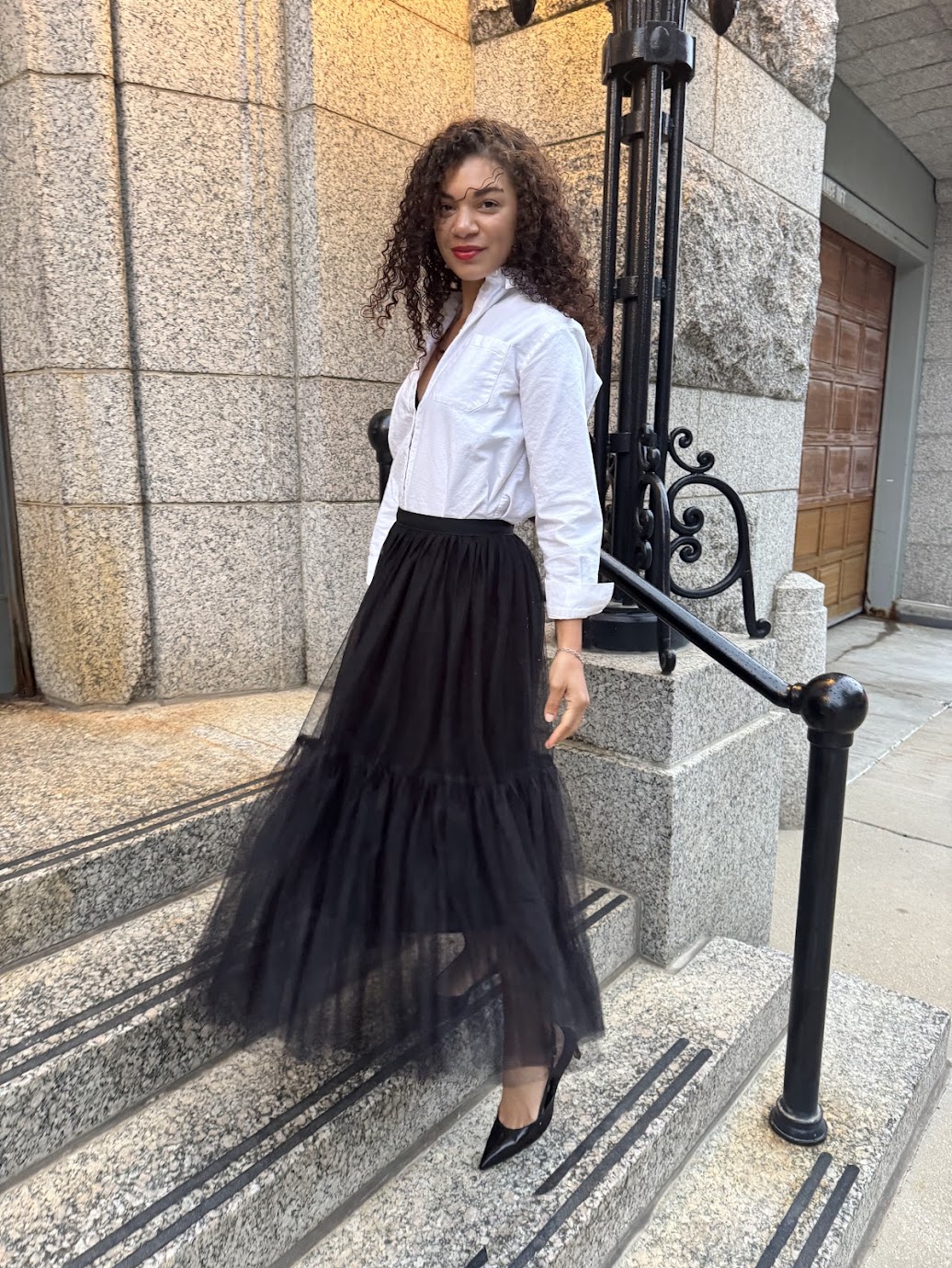 tulle skirt outfit