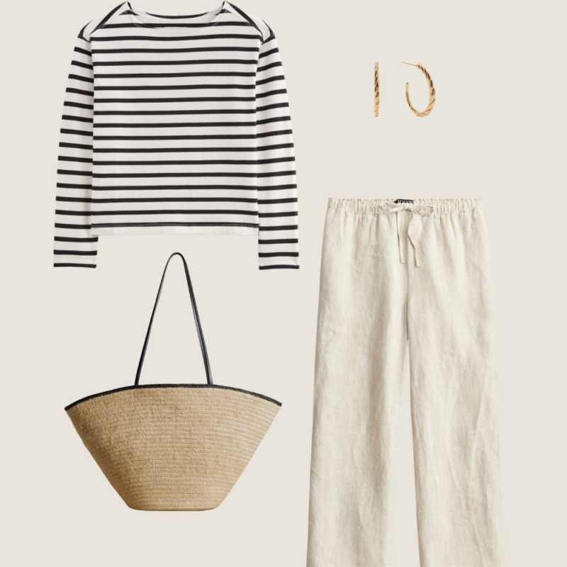 linen pants outfit