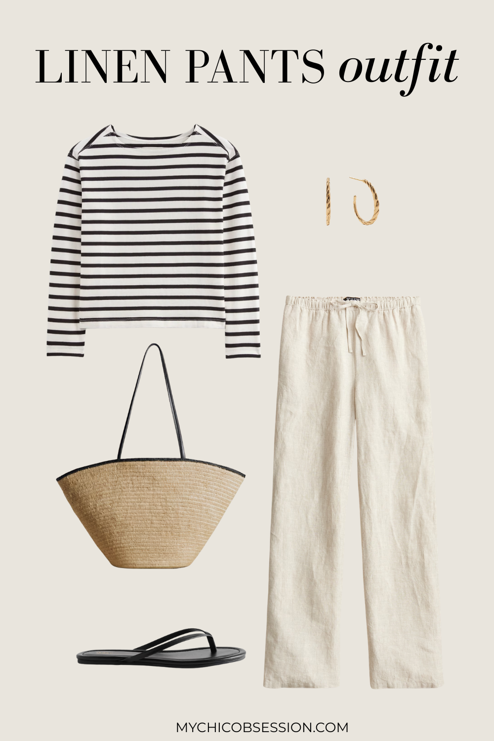 linen pants outfit