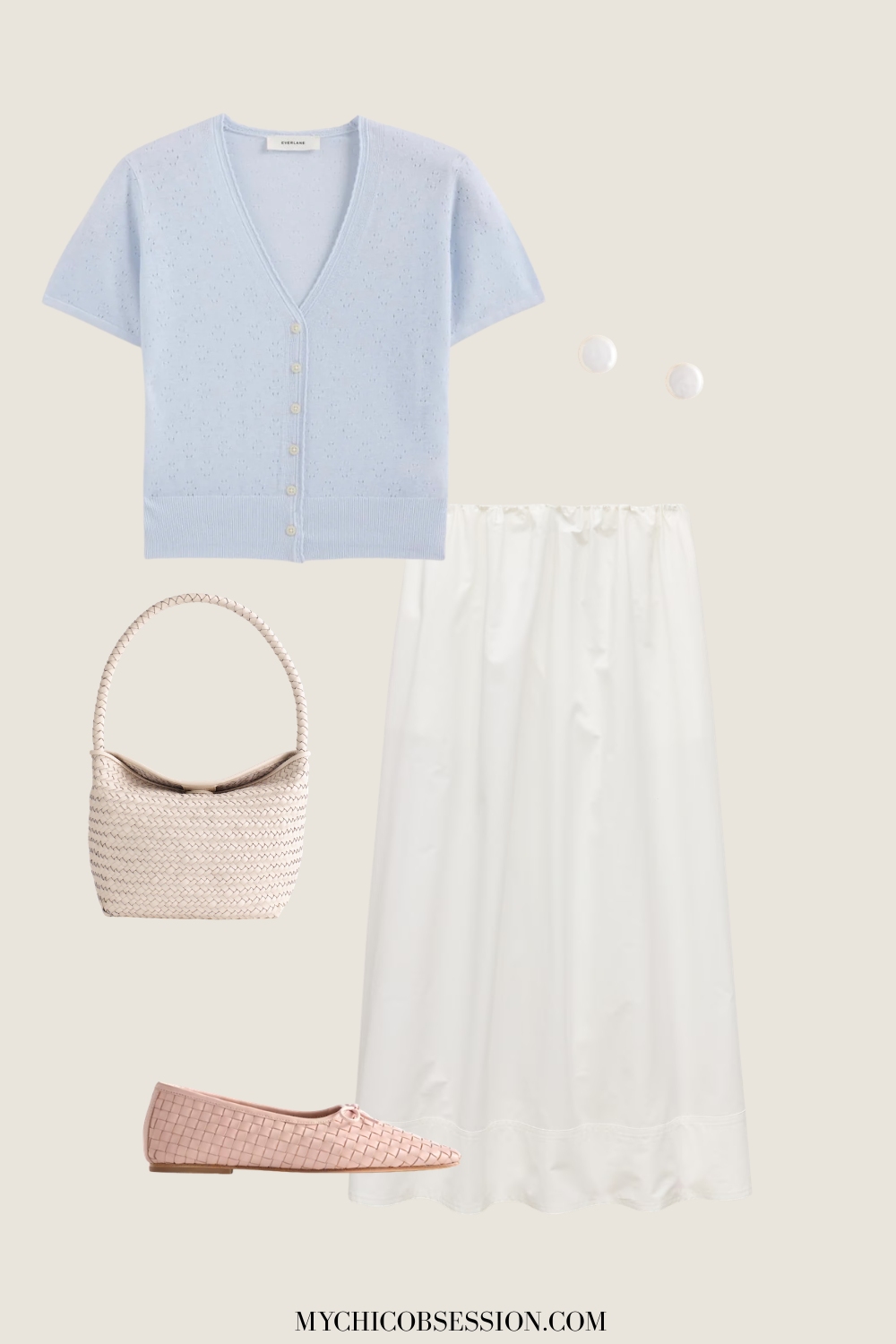 white skirt outfits