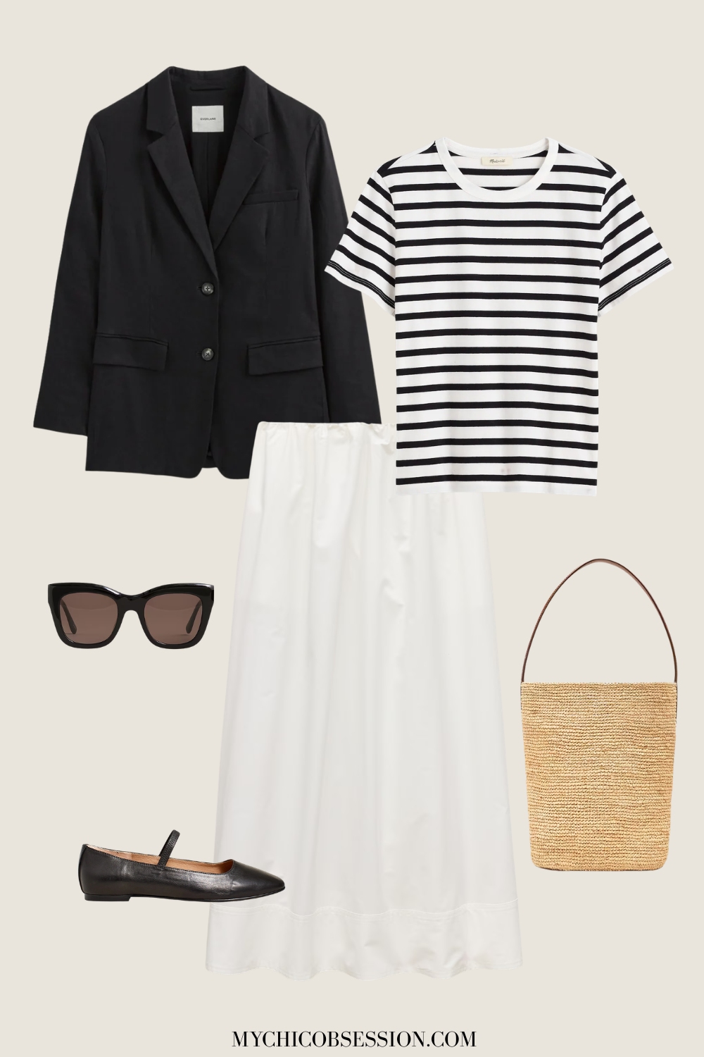 white skirt outfits